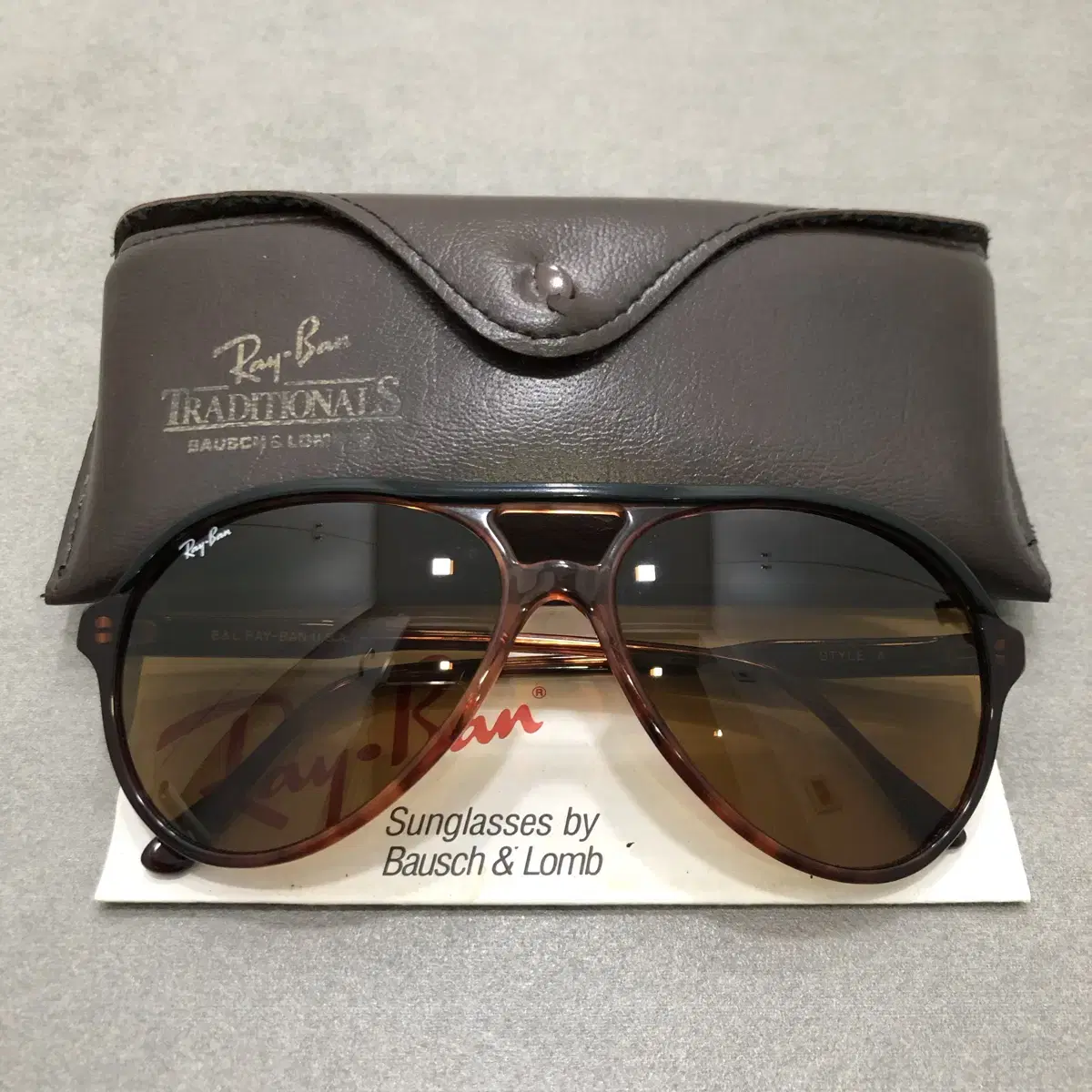 레이밴 rayban 바슈롬 b&l 미국 usa 보잉 에비에이터 선글라스